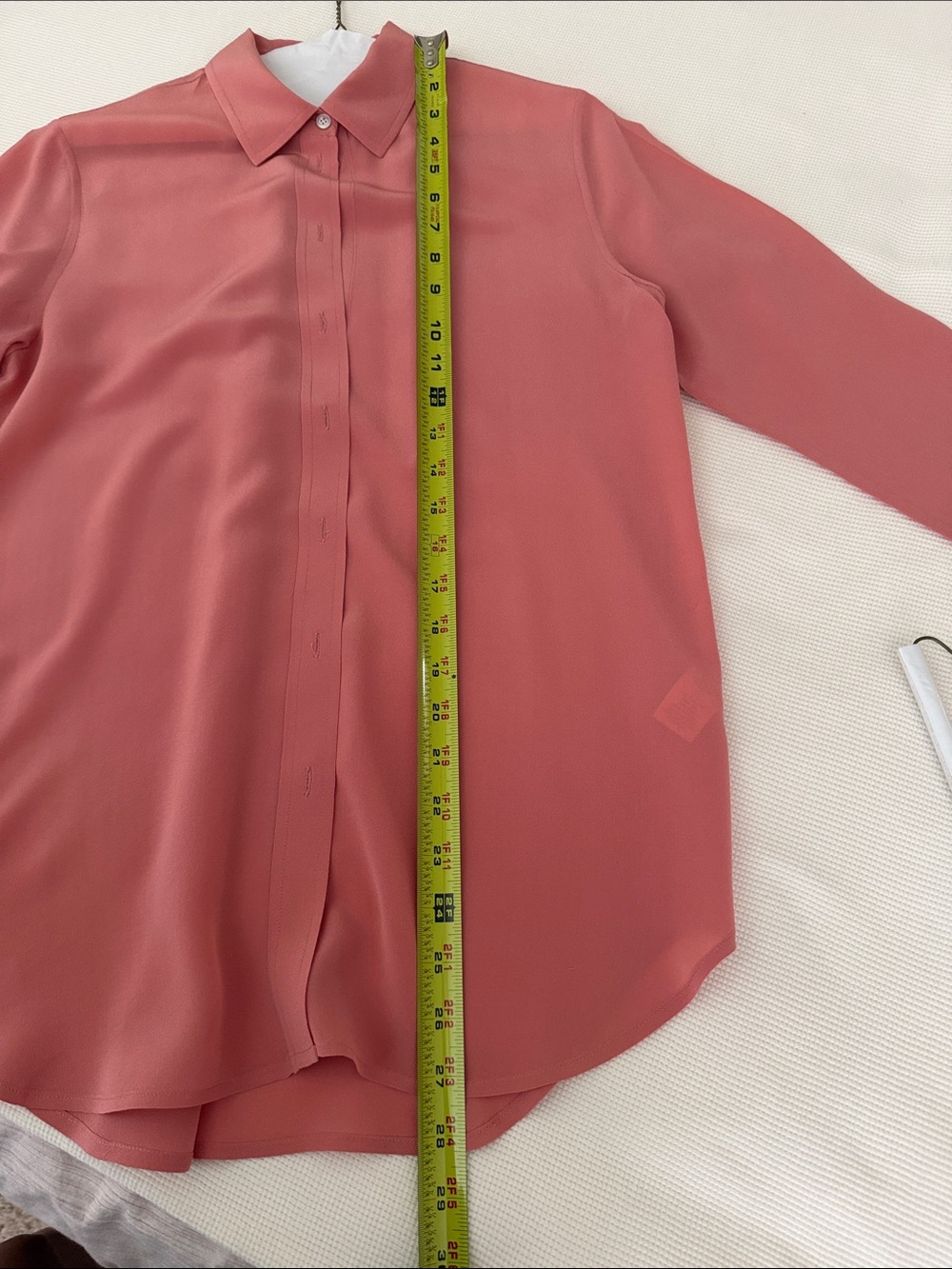 Everlane đ¸ Clean Silk Relaxed Shirt â˘Pink ⢠Size 2 - Picture 9 of 13